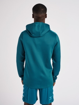 Kinder Hoodie Hummel Core XK Poly Sweat - Blue Coral